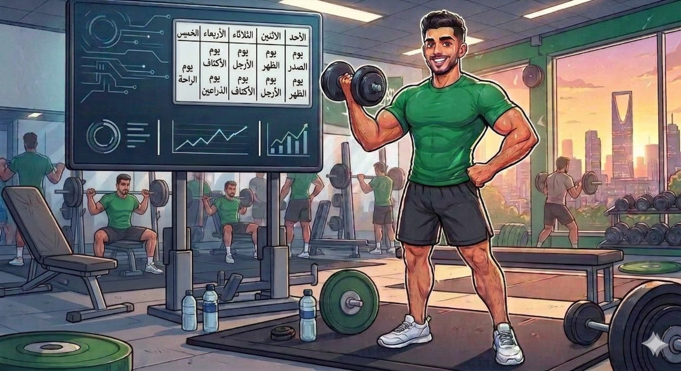 أفضل جدول تمارين كمال الأجسام 5 أيام في السعودية تكتيكات الضخ العضلي السريع للمبتدئين والمحترفين بالأرقام